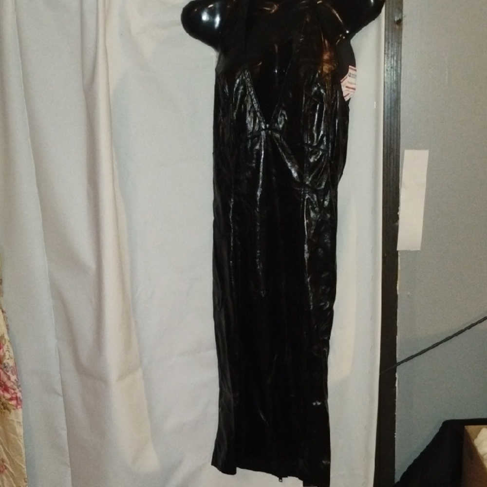 Honour Pencil Dress (Latex Feel) Polyester & Polymide. New W/Original Packaging.